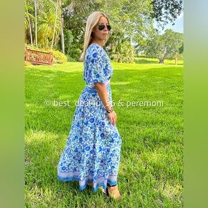 ZARA WOMENS FLORAL PRINT DRESS (XS, S)